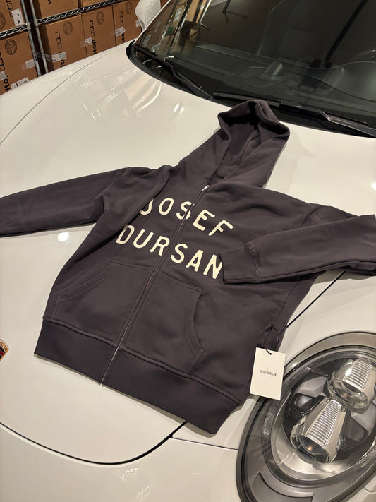 Josef Dursan Zip-Up Black
